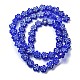 Handmade Millefiori Lampwork Beads Strands&nbsp;LAMP-F035-09D-2