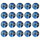 Half Round/Dome Tree Pattern Glass Flatback Cabochons for DIY Projects&nbsp;GGLA-YW0001-14K-1
