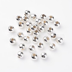 Spacer Beads, Iron, Silver, 10mm, Hole: 3~4mm