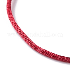 Simple Nylon Cord Bracelets Set&nbsp;BJEW-JB07376-02