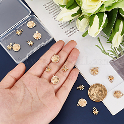16Pcs 2 Style Brass Charms&nbsp;KK-AR0002-43