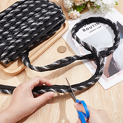 12.5M Polyester Twist Lip Cord Trim&nbsp;OCOR-WH0105-005B