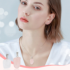 DIY Gemstone Pendant Necklaces Making Kits&nbsp;DIY-UN0001-83P