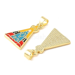 Brass Enamel Pendants&nbsp;KK-CBA6938-03G-03