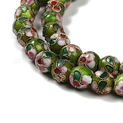Handmade Cloisonne Beads&nbsp;CLB-O001-M10-04
