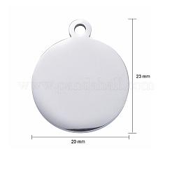 Tarnish Resistant 304 Stainless Steel Pendants&nbsp;STAS-I140-01A-S