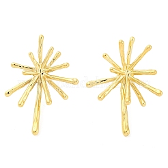 304 Stainless Steel Snowflake Stud Earrings for Women&nbsp;EJEW-U023-03G