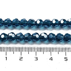 Electroplate Transparent Glass Beads Strands&nbsp;X-EGLA-A035-T6mm-A12