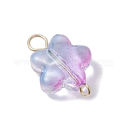 30Pcs Glass Star Connector Charms&nbsp;PALLOY-JF03139