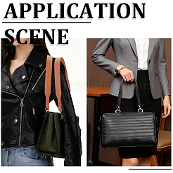 2Pcs 2 Colors PU Leather Bag Handles&nbsp;DIY-CL0001-52