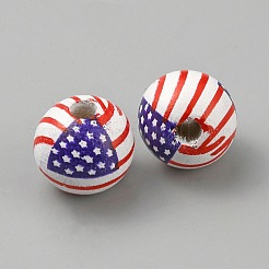 Wood Beads&nbsp;WOOD-WH0034-43