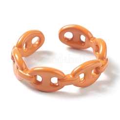 Spray Painted Brass Cuff Rings&nbsp;RJEW-H545-03
