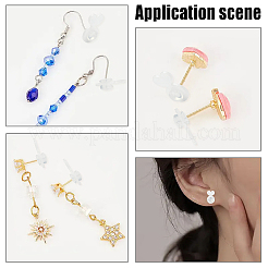 10Pcs Acrylic & Silicone Ear Nuts&nbsp;SACR-YW0001-97