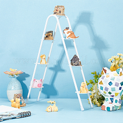 Iron Ladder Action Figure Display Stands&nbsp;ODIS-WH0025-94B