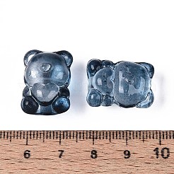 Baking Paint Transparent Glass Beads&nbsp;DGLA-N018-02A