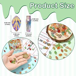 90Pcs 9 Colors Handmade Lampwork Beads&nbsp;LAMP-CJ0002-98
