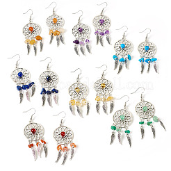 Brass Dangle Earring&nbsp;EJEW-TAC00015