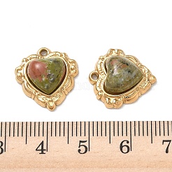 Natural Unakite Pendants&nbsp;STAS-P453-12G-03