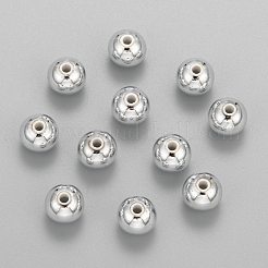 Plating Plastic Acrylic Round Beads&nbsp;PACR-L003-10mm-S