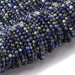 Natural Lapis Lazuli Beads Strands&nbsp;G-RM2025-A41-4mm-A