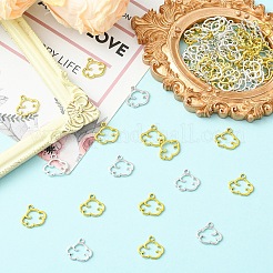 120Pcs 2 Styles Tibetan Style Alloy Charms&nbsp;TIBE-YW0002-05