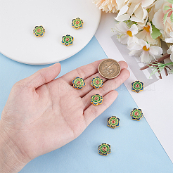 20Pcs Alloy Enamel Beads&nbsp;ENAM-PH0002-93