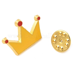 Crown Alloy Enamel Brooches&nbsp;JEWB-I035-07G-04