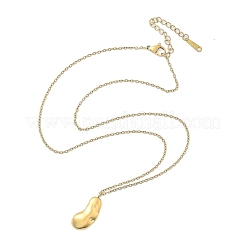 Ion Plating(IP) 304 Stainless Steel Pendant Necklace&nbsp;NJEW-K255-23G