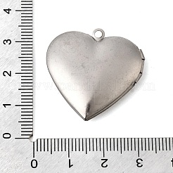 304 Stainless Steel Locket Pendants&nbsp;STAS-B128-22B-G