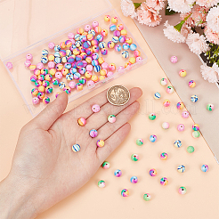 168Pcs 7 Colors Handmade Polymer Clay Beads&nbsp;CLAY-SC0001-76