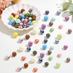 72Pcs 4 Styles Handmade Porcelain Beads&nbsp;PORC-PA0001-62