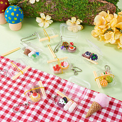 10Pcs Plastic Fast Food Box Mini Model&nbsp;DOLL-TA0001-04