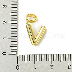 Rack Plating Brass with ABS Plastic Pearl European Dangle Charms&nbsp;KK-G501-02V-G
