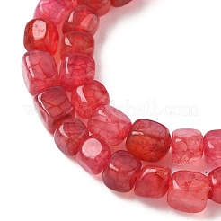 Natural Dragon Veins Agate(Dyed & Heated) Beads Strands&nbsp;G-G177-E18-03