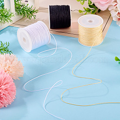 3 Rolls 3 Colors Nylon Braided Cord&nbsp;NWIR-CW0001-05