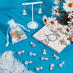 30Pcs Glass Pendant&nbsp;PALLOY-PH01669