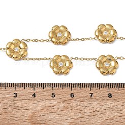304 Stainless Steel Micro Pave Cubic Zirconia Lariat Necklaces for Women&nbsp;SA-CBA4051-03G