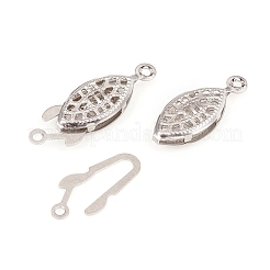 Tarnish Resistant 304 Stainless Steel Box Clasps&nbsp;LS-STAS-G229-03P