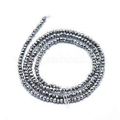 Electroplate Glass Beads Strands&nbsp;GLAA-F079-A-FP03