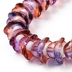 Transparent Glass Beads Strands&nbsp;LAMP-H061-01B-04