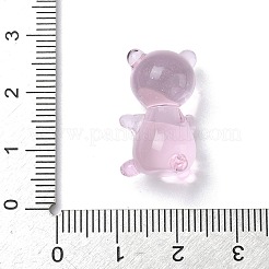 Handmade Lampwork Bear Display Decorations&nbsp;LAMP-F043-09