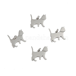 4Pcs 304 Stainless Steel Pendants&nbsp;STAS-FS0002-01B