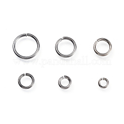 Brass Open Jump Rings&nbsp;KK-JQ0001-01B