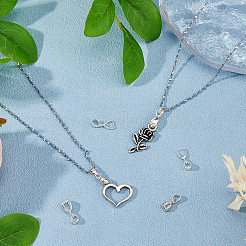 4Pcs 2 Styles 925 Sterling Silver Pendants&nbsp;STER-HS0001-30