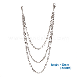 Fashion Universal Hip Hop Belt Waist Chain Jeans Punk&nbsp;PALLOY-TAC0019-01P