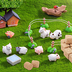 3 Bags 3 Styles Wooden Rick Miniature Ornaments&nbsp;DOLL-CN0001-01