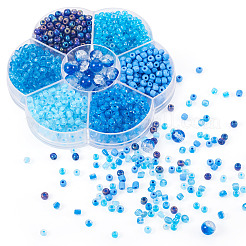 7 Styles Glass Seed Beads&nbsp;SEED-TA0001-41B