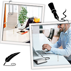4Pcs 2 Colors Rotatable Alloy Desktop Pen Holder&nbsp;ODIS-GF0001-13