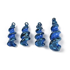 Spray Painted Natural Trochus Shell Pendants&nbsp;SHEL-K006-48
