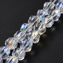 Transparent Glass Beads Strands&nbsp;GLAA-F114-02A-10